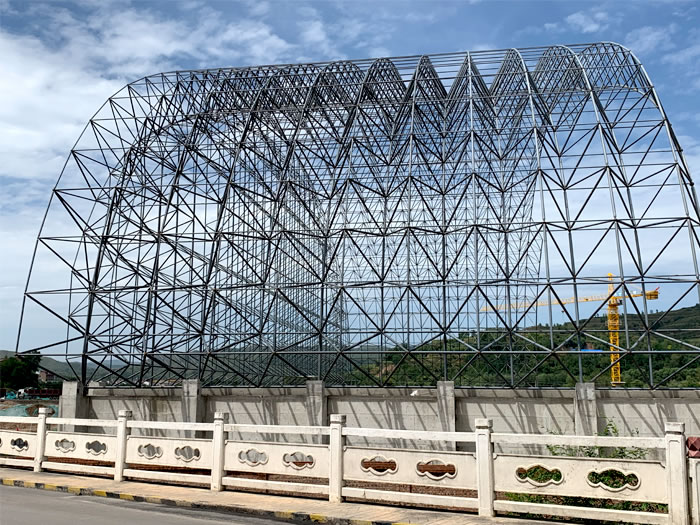 许昌山寨矿储煤棚网架